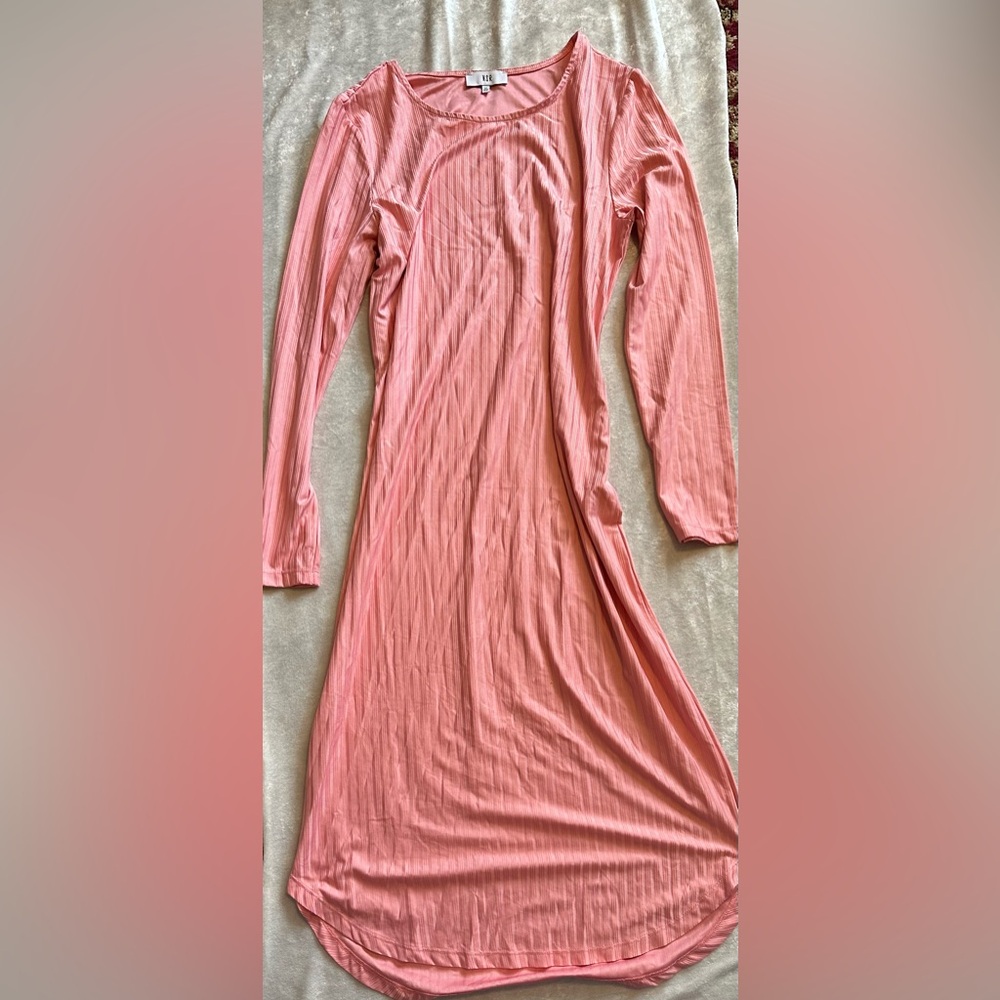 NSR midi pink dress